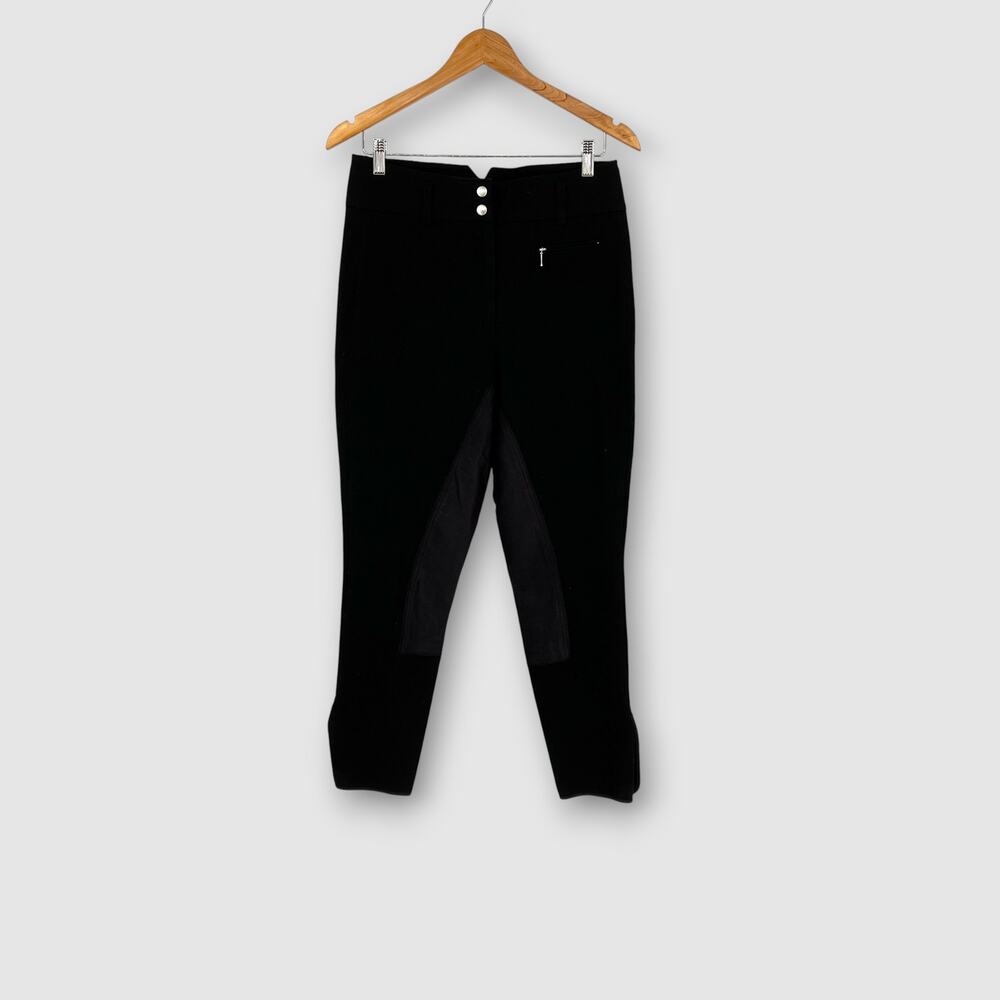 Goode Rider Black Knee Patch Riding Breeches Size 30R Equestrian Pants